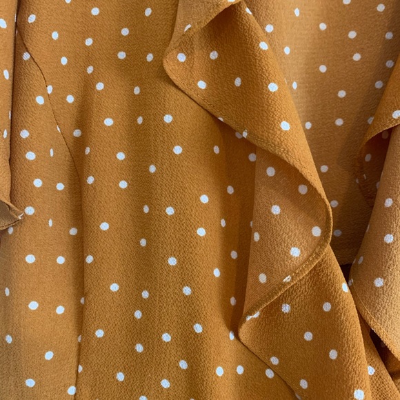 SOLD Ruffle Wrap Dress - Picture 3 of 3